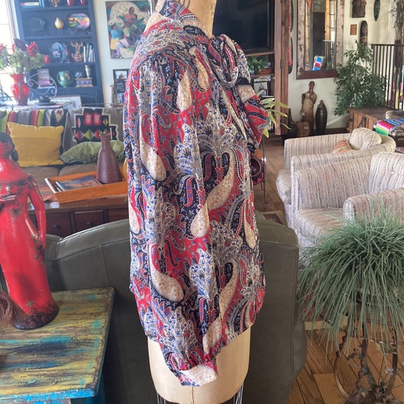 Beautiful Vintage Pussybow Statement Blouse - Picture 3 of 7